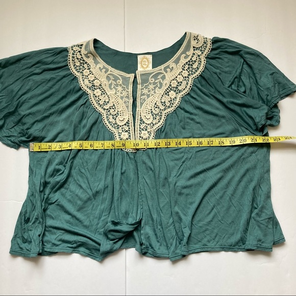 Anthropologie / Rio Rao lace neck cottage core cardigan - Picture 12 of 14